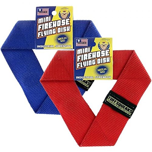PetSport Mini Firehose Flying Disk Assorted Colors (Red or Blue)