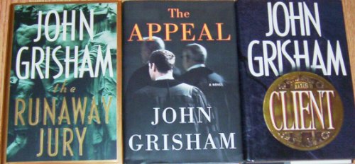 Set of 3 John Grisham First Edtion (The Runaway Jury, The Appeal, The Client) Hardback