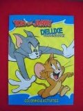 Tom and Jerry Deluxe Coloring Book ~ blue/green Cover