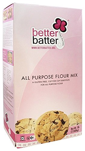 Book Cover Better Batter Gluten-Free Flour, A Gluten-Free Cup for Cup Alternative to Ordinary Flour, Great Tasting Customer Favorite 5 Pound Box