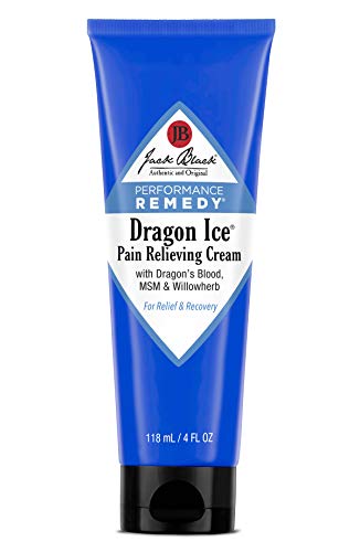 Book Cover Jack Black - Dragon Ice Pain-Relieving Cream, 4 fl oz - Performance-Remedy Product, Topical, Non-Greasy Pain Relief, Botanical Ingredients, Dragon's Blood, Willowherb Extract, Ginger Root Extract