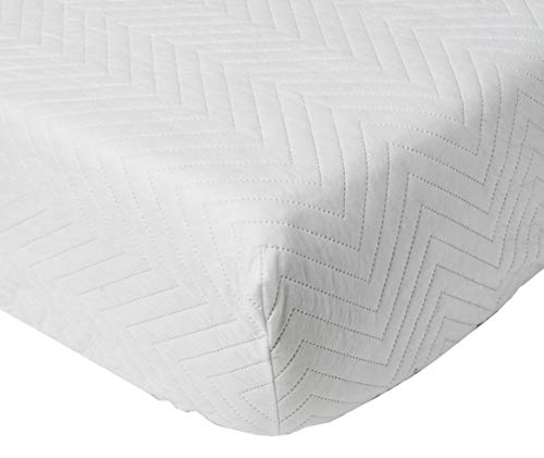 Book Cover Bedsack by Perfect Fit | Classic Quilted Mattress Pad, Hypoallergenic & Stain Resistant (Twin)