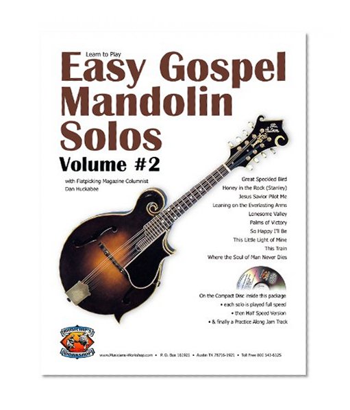 Easy Gospel Mandolin Solos Vol. 2 (Book + CD)