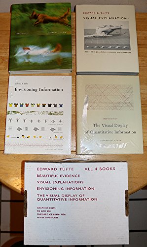 Edward Tufte (Beautiful Evidence / Visual Explanations / Envisioning Information / The Visual Display of Quantitative Information)