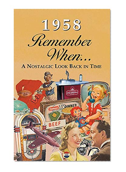 Book Cover 1958 Remember When KardLet (RW1958) 60th Gift