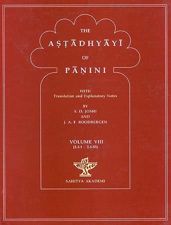 The Astadhyayi of Panini (Vol.VIII)