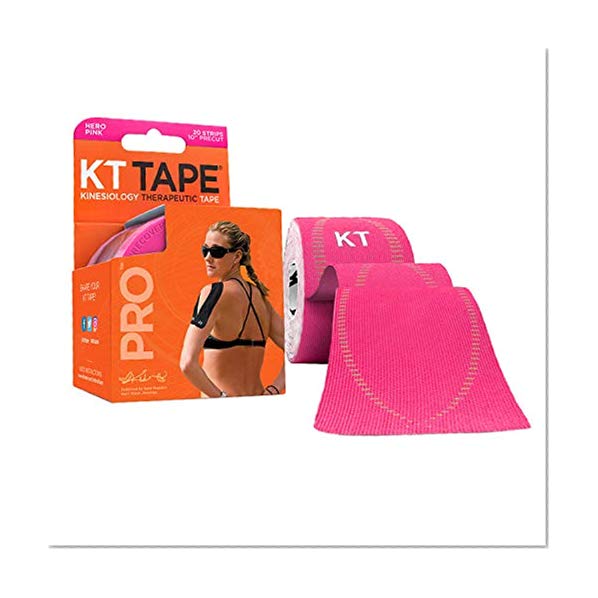 KT Tape PRO, Pre-couper, 20 Bandes, Synthetique, Rose