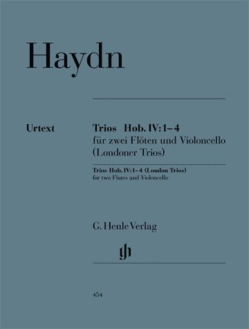 Haydn: Trios for two Flutes and Violoncello (London Trios) Hob. IV:1–4 (Henle Music Folios)