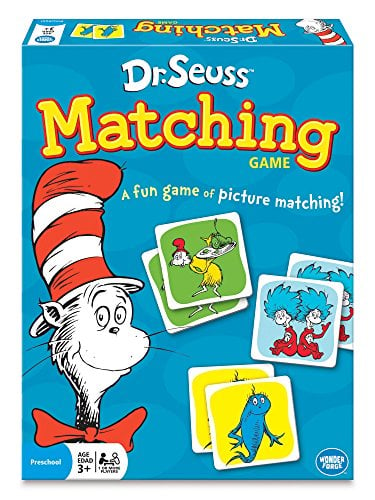 Book Cover Wonder Forge Dr. Seuss Matching Game For Boys & Girls Age 3 & Up - A Fun & Fast Whimsical Memory Game