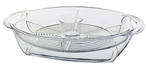 Prodyne Buffet on ice, 19.75" x 11.75", Clear