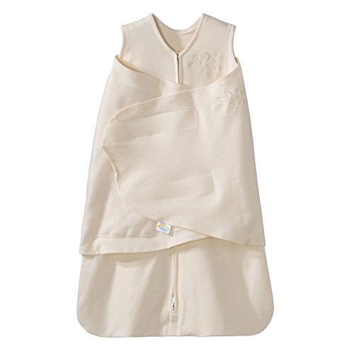 Halo Sleepsack 100% Cotton Swaddle, Cream, Small