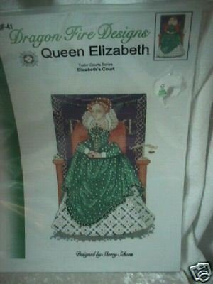 Dragon Fire Designs Queen Elizabeth #DF-41 Cross Stitch