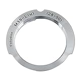 Fotodiox Lens Mount Adapter, M39 (39MM x1 Thread, Leica Screw Mount) Lens to Leica M Adapter with 28mm/90mm Frame Line