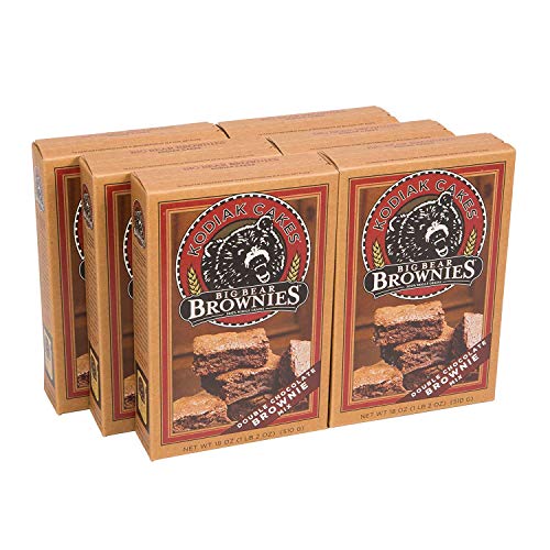 Kodiak Cakes Frontier Brownie Mix, Double Chocolate, 18 Oz (Pack Of 6)