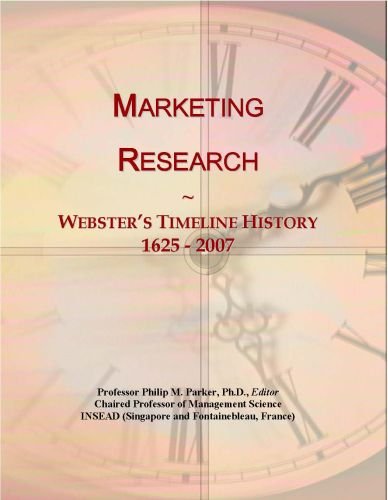 Marketing Research: Webster's Timeline History, 1625 - 2007