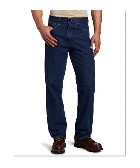 Carhartt Men's Flame Resistant Signature Denim Jean Relaxed Fit,Denim,32 x 32