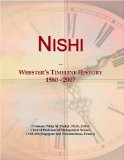 Nishi: Webster's Timeline History, 1580 - 2007