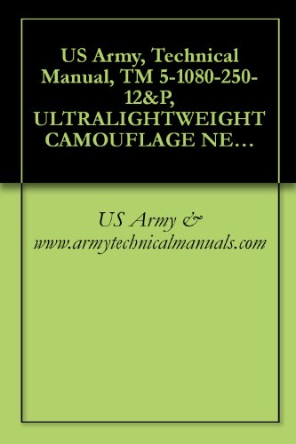 US Army, Technical Manual, TM 5-1080-250-12&P, ULTRALIGHTWEIGHT CAMOUFLAGE NET SYSTEM (ULCANS) WOODLAND R/S AN/USQ-150 (NSN 1080-01-457-2956) (EIC: N/A) ... (NSN 1080-01-475-0694) (EIC: (N/A)