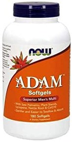NOW Foods AdamTM Men's Multiple Vitamin -Softgels,180 Count (Pack of 1)