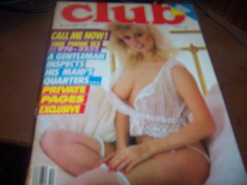 Club Adult Magazine October 1983 Call Me Now Free Phone Sex