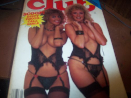 Club Adult Magazine January 1985 Scoop Dirty Photo-Call Girls