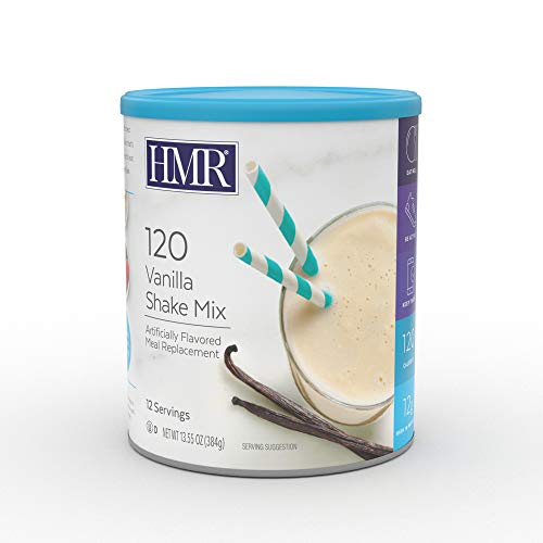 HMR 120 "Classic" Shake Meal Replacement Powder | Vanilla Shake Mix to Support Healthy Weight Loss | 12g of Protein | Nutritional Drink | Low Calorie Food | 12 Servings