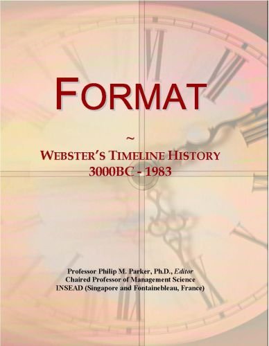 Format: Webster's Timeline History, 3000BC - 1983