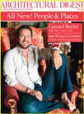 Architectural Digest May 2010 All New! People & Places Gerard Butler His New York Loft Sting in London Lance Armstrong in Texas