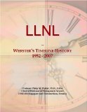 LLNL: Webster's Timeline History, 1952 - 2007