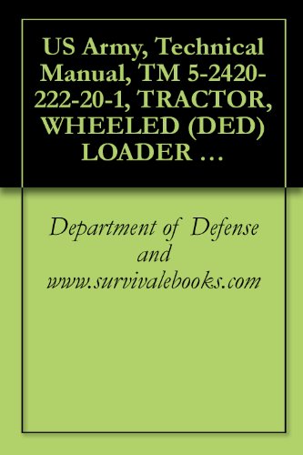 US Army, Technical Manual, TM 5-2420-222-20-1, TRACTOR, WHEELED (DED) LOADER BACKHOE W/HYDRAULIC IMPACT TOOL AND W/HYDRAULIC EARTH AU ATTACHMENT JOHN DEERE ... IMPACTOR EARTH DRILL (NSN 2420-00-567-0135)