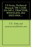 US Army, Technical Manual, TM 5-2420-224-24P-2, TRACTOR, WHEELED, 4X4 DED SMALL EMPLACEMENT EXCAVATOR (SEE) NSN 2420-01-160-2754 (EIC: EDL) AND TRACTOR, ... 2420-01-205-8636) (EIC: EED) VOL 2 OF 2