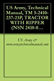 US Army, Technical Manual, TM 5-2410-237-23P, TRACTOR WITH RIPPER (NSN 2410-01-223-0350) (EIC: EAZ) TRACTOR WITH WINCH (NSN 2410-01-223-7261) (EIC: EBM) ... CAB (NSN 2410-01-253-2117) (EIC: EBV)