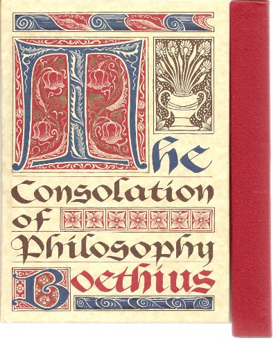 THE CONSOLATION OF PHILOSOPHY Translated and Introduced by V E Watts with a Preface by Brian Keenan