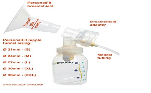 Medela Téterelles PersonalFit - Incolore - 27 mm - Taille L