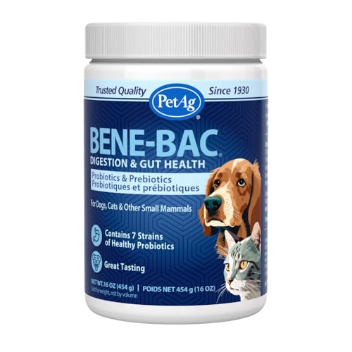 Bene-Bac Plus Prebiotic Pet Powder, 1-Pound