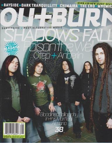 OUTBURN Magazine (Issue #38 - 2007) (Shadows Fall + Poison the Well + Otep + Anberlin)