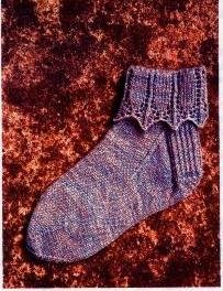 Lace Cuff Anklets Knitting Pattern (#30002)