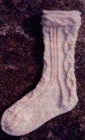 Aran Clog Socks Knitting Pattern (#30005)