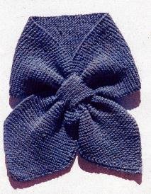 Basic Knitted Ascot Knitting Pattern (#50003)