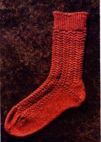 Lisa's Flying Cables Sock Knitting Pattern (#30020)