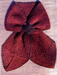 Marvelous Mitered Corner Ascot Knitting Pattern (#50014)