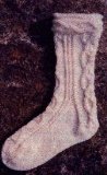 Aran Clog Socks Knitting Pattern (#30005)