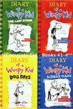 Diary of a Wimpy Kid, Books 1-4: Diary of a Wimpy Kid, Rodrick Rules, The Last Straw, and Dog Days