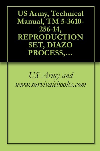 US Army, Technical Manual, TM 5-3610-256-14, REPRODUCTION SET, DIAZO PROCESS, 185.FL- (NSN 3610-01-123-7782) (THIS ITEM INCLUDED IN EM 0165)