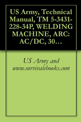 US Army, Technical Manual, TM 5-3431-228-34P, WELDING MACHINE, ARC: AC/DC, 300 AMPS TRANSFORMER RECTIFIER, CONSTANT CURRENT, BASE MOUNTED (EUTECTIC CORP., MODEL 301FED) (FSN 3431-235-4728)