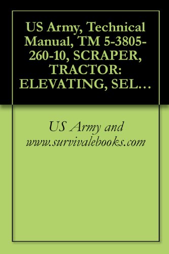 US Army, Technical Manual, TM 5-3805-260-10, SCRAPER, TRACTOR: ELEVATING, SELF-PROPELL 11 CUBIC YARD, SECTIONALIZED AND NONSECTIONALIZED MODEL 613BSS (NSN ... MODEL 613BSNS1 (3805-01-267-4178)