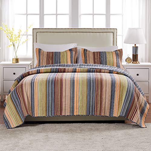 Book Cover Greenland Home Katy Quilt Set, Twin, Natural