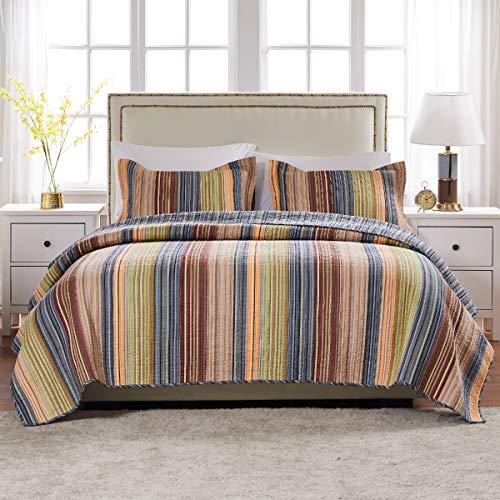 Greenland Home Katy Quilt Set, Twin, Natural
