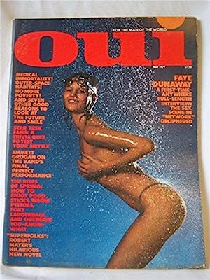 OUI Adult Magazine May 1977 Faye Dunaway A First-Time Anywhere Full-Length Inerview