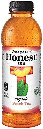 Honest tea Organic Fair Trade Peach Tea, 16.9 Fl Oz (Pack of 12)